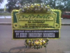 pesan standing flower duka cita di kabupaten kuningan