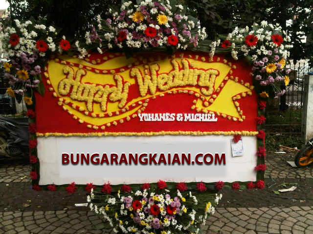 online tercepat bunga papan happy wedding di purbalingga jawa tengah