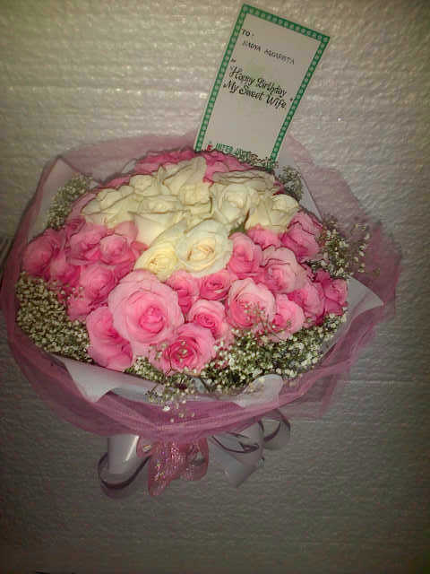 bunga buket atau hand bouquet online terbaik di banjarnegara jawa tengah