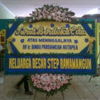 bunga papan duka cita