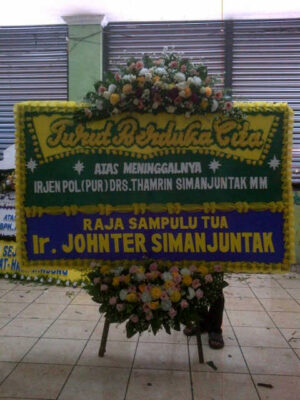 bunga papan duka cita