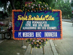 bunga papan duka cita
