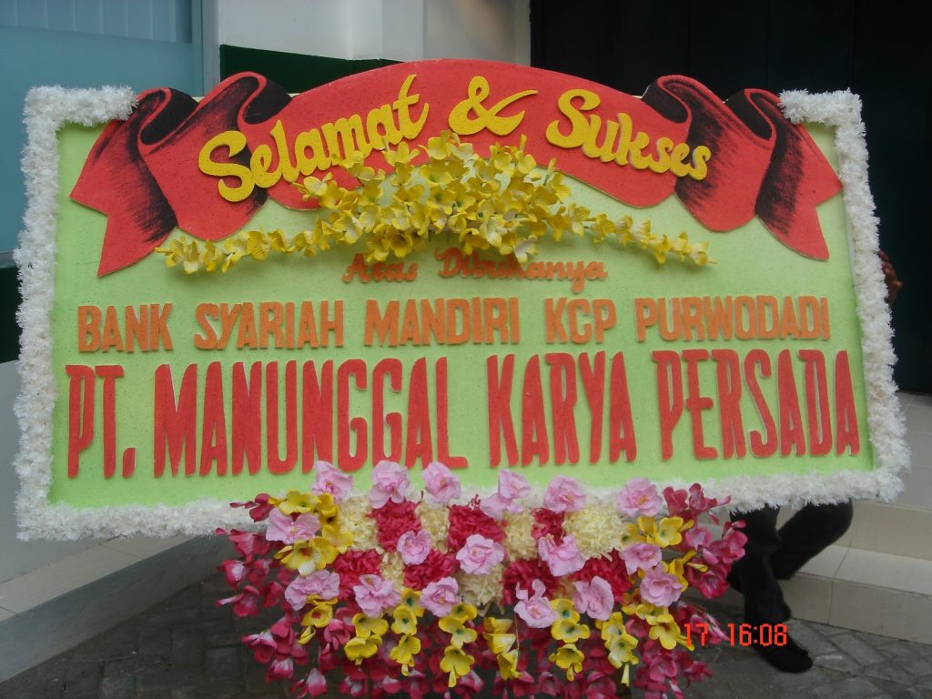karangan bunga papan congratulation jember