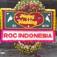 Jual Rangkaian Bunga Papan Wedding Di Kota Surabaya