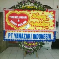 Toko Bunga Papan Wedding Cepat Antar di Kelapa Gading Timur Kecamatan Cakung dan Cilincing (BPW-124)