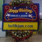 Toko Bunga Online Bunga Papan Wedding di Tebet Jakarta Selatan (BPW-80)