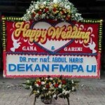 Jual Karangan Bunga Papan Wedding Di Kota Surabaya