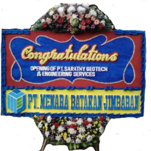 toko karangan bunga papan congratulation di tebet