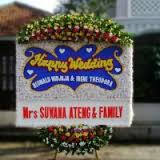 Jual Karangan Bunga Papan Wedding Di Kota Surabaya