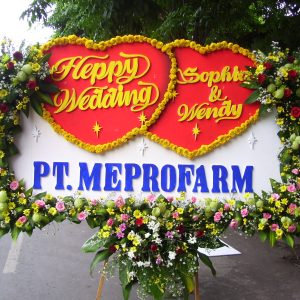 Jual Bunga Papan Wedding Di Kec. Cilandak Kota Jakarta