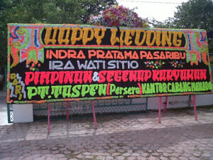 kirim karangan bunga pernikahan di kabupaten bandung barat