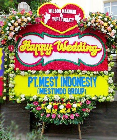 bunga-papan-pernikahan