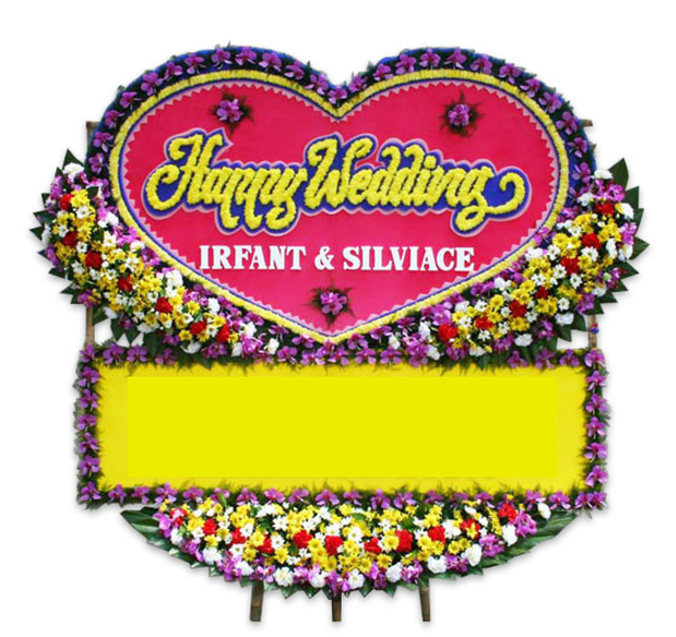 toko bunga papan wedding jakarta selatan