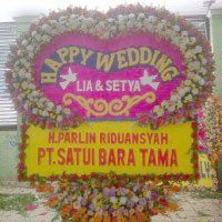 Toko Karangan Bunga Wedding Kebonwaru, Bandung.