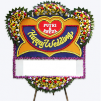 toko karangan bunga wedding di jaka sampurna