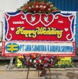 TOKO BUNGA DI LARANGAN, KOTA TANGERANG | JUAL KARANGAN BUNGA PAPAN WEDDING