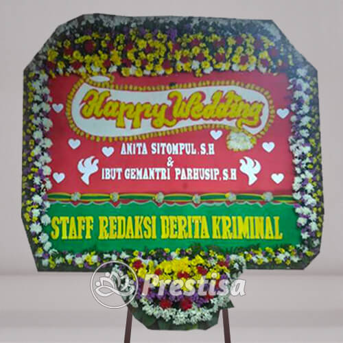 Bunga Papan WeddingBogor 1666 Prestisa