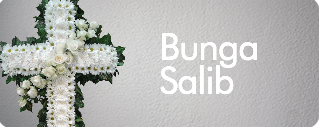 banner bunga salib