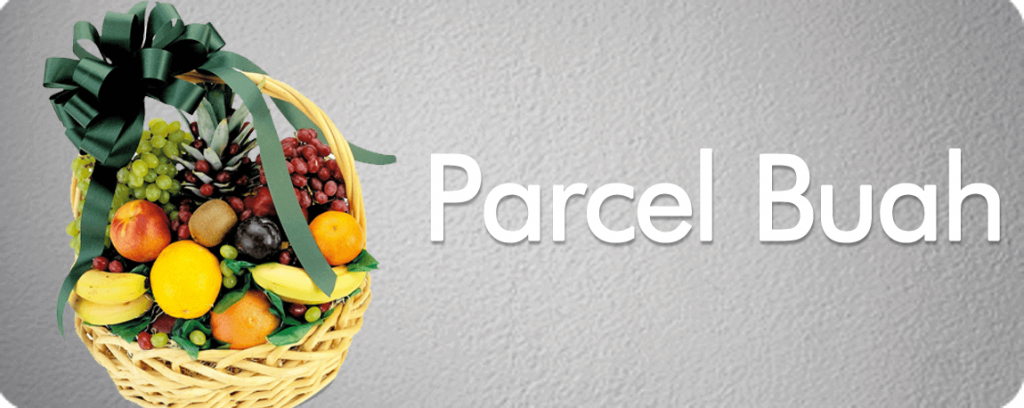 banner parcel buah