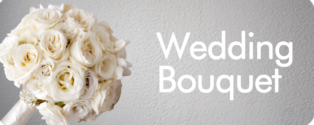 banner wedding bouquet