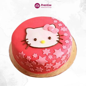 Kitty Red - Custom Character Cake - Tangerang - 8