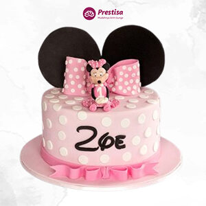 Minnie Love Pink - Custom Character Cake - Tangerang - 5