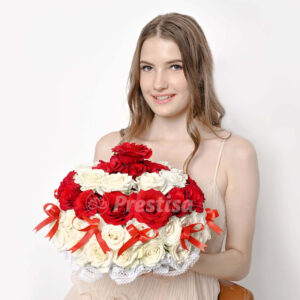 flower cake red