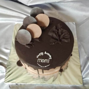 Choco Drip Round Cake Bogor
