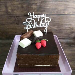 Choco Square Cake Surabaya