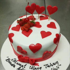 Red Heart Cake Bekasi