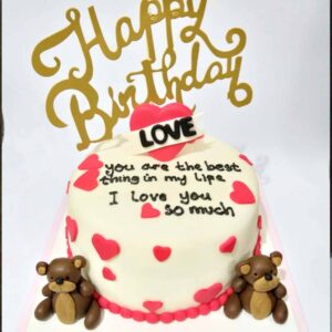 Teddy Love Cake Surabaya