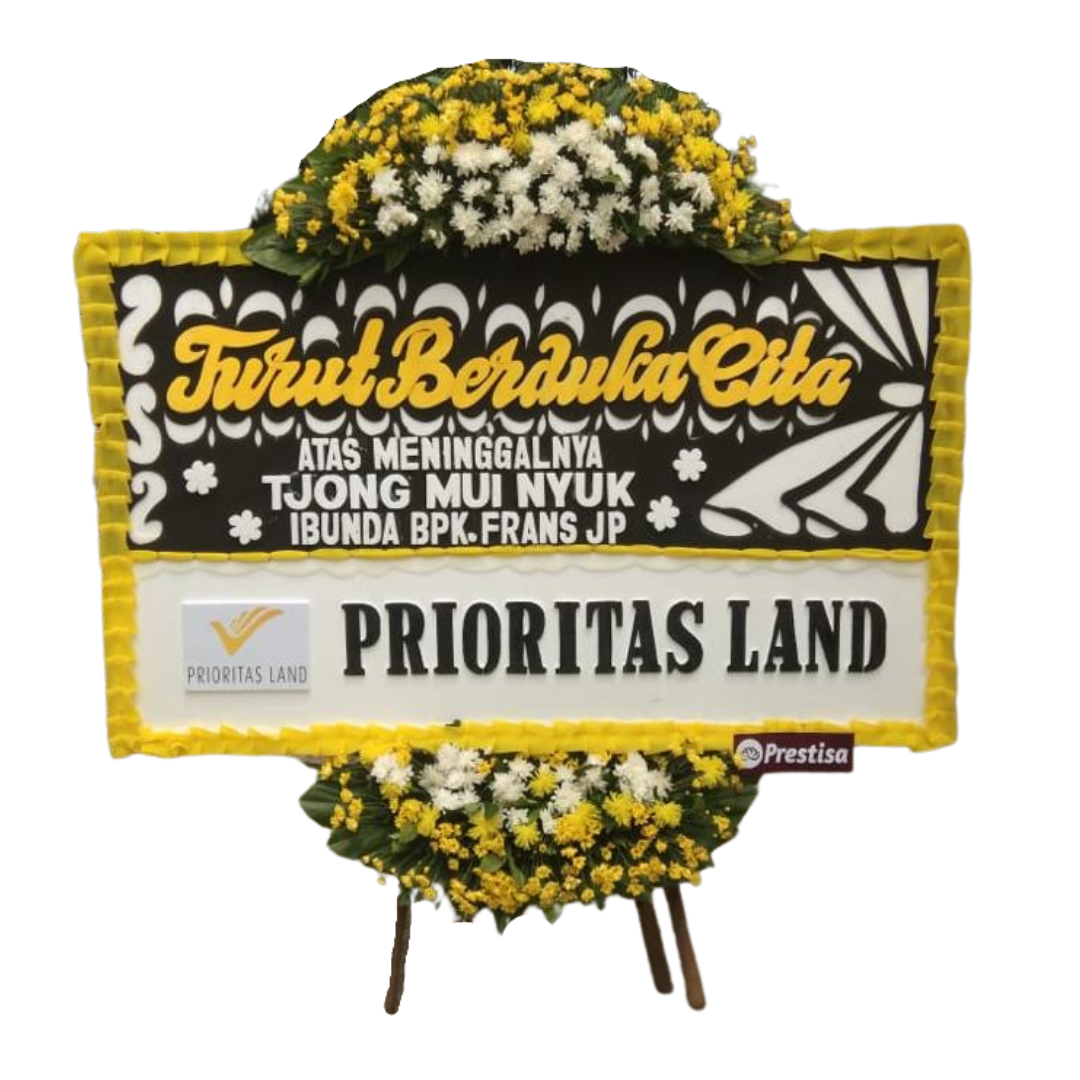 Karangan Bunga Papan Duka Cita – 80 – Prestisa