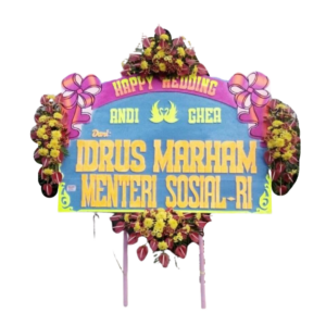 Karangan Bunga Papan Wedding - 79