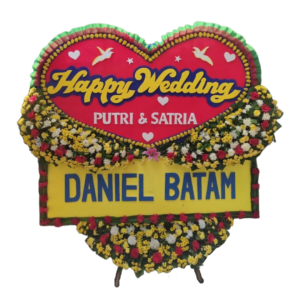 Karangan Bunga Papan Wedding - 80