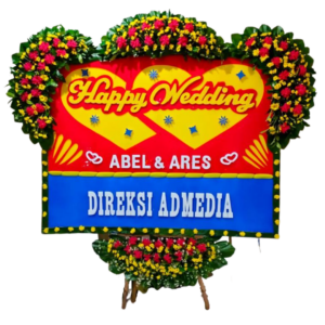 Karangan Bunga Papan Wedding - 81
