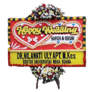 Karangan Bunga Papan Wedding - 82