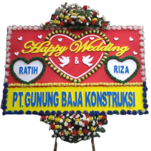 Karangan Bunga Papan Wedding - 83