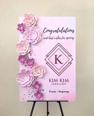 Paper Flower Board - Congratulation 13