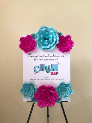 Paper Flower Board - Congratulation 15