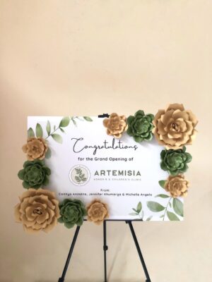 Paper Flower Board - Congratulation 2