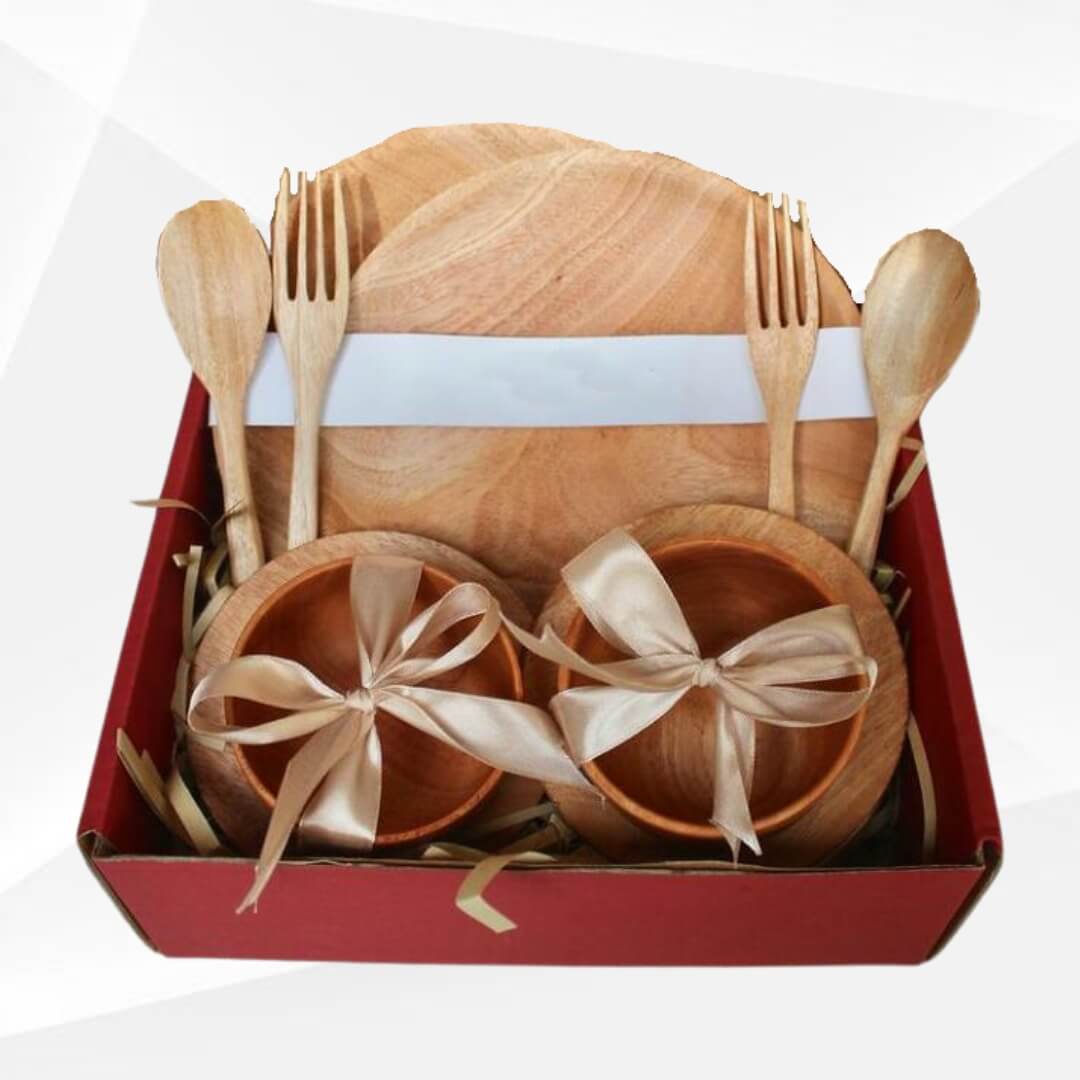 PARCEL PERALATAN MAKAN KAYU - WOODEN CUTLERY HPC-92