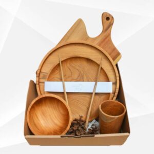 PARCEL PERALATAN MAKAN KAYU - WOODEN CUTLERY HPC-95