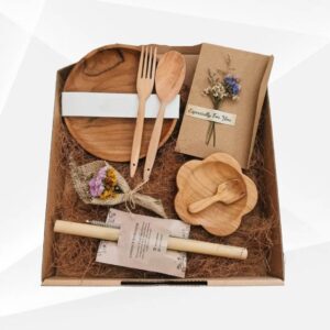 PARCEL PERALATAN MAKAN KAYU - WOODEN CUTLERY HPC-97
