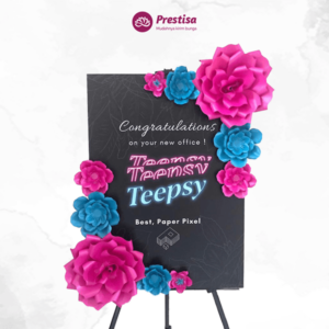 Karangan Bunga Papan Kertas - Padang - 314