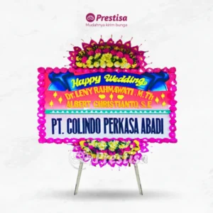 Karangan Bunga Papan Wedding - Salatiga - 5