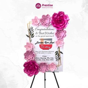 Karangan Bunga Papan Kertas - Medan - 147