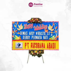 Karangan Bunga Papan Wedding - Sumatra Selatan - 5