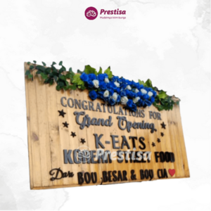 Karangan Bunga-Bunga Papan kayu-Palembang -165