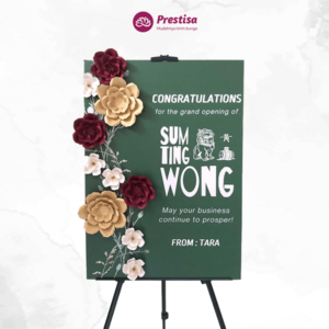 Karangan Bunga Papan Kertas - Medan - 146