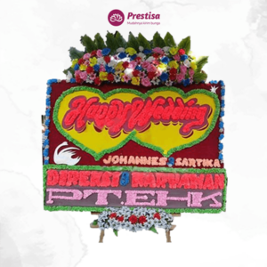 Karangan Bunga Papan - Wedding- Medan -142